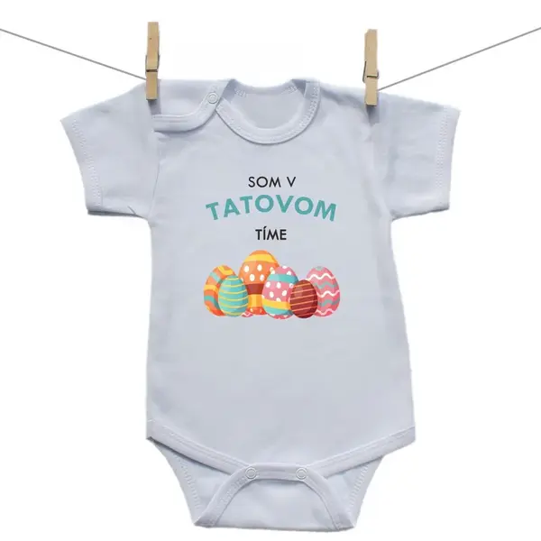 Boodyy Body s krátkym rukávom Som v tatovom tíme 50 (0 mesiacov)