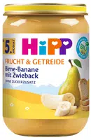 HiPP BIO Hruška a banány so suchármi, od 5. mesiaca