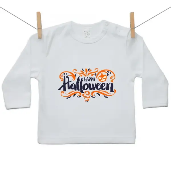 Boodyy Tričko s dlhým rukávom Happy Halloween 80 (9-12 mesiacov)