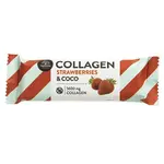 HAPPYLIFE Kolagénová kokosová tyčinka - jahoda