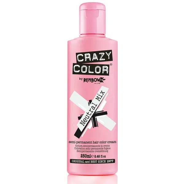 2ks Crazy Color farba na vlasy Neutral 250ml