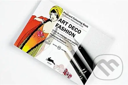 Art Deco Fashion (Postcard Colouring Book) - Pepin Van Roojen