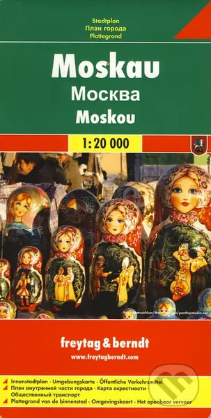 Moskau 1:20 000 (Mapa mesta)