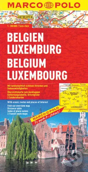Belgien, Luxemburg 1:300 000