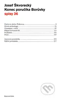 Konec poručíka Borůvky - Josef Škvorecký - kniha z kategorie Detektivky, thrillery a horory