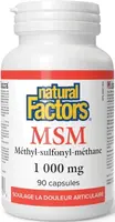 Natural Factors MSM 1000 mg