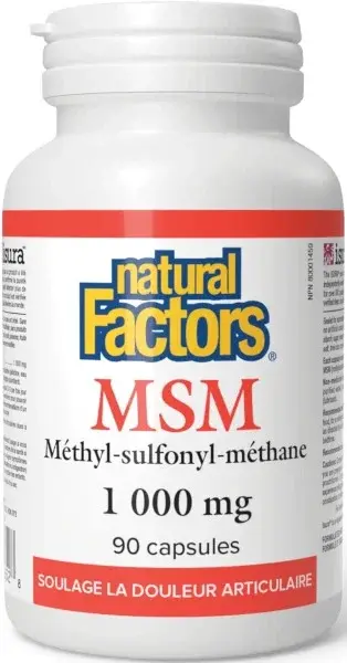 Natural Factors MSM 1000 mg