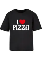 Women's T-shirt Pizza Love black