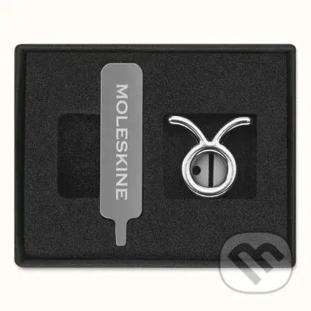 Moleskine  - ozdoba na zápisník - znamenie zverokruhu Býk