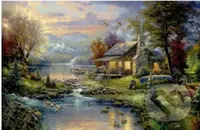 Diamantové malování Chata v horách