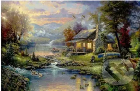 Diamantové malování Chata v horách