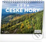 NOTIQUE Stolní kalendář České hory 2026 (řádky)