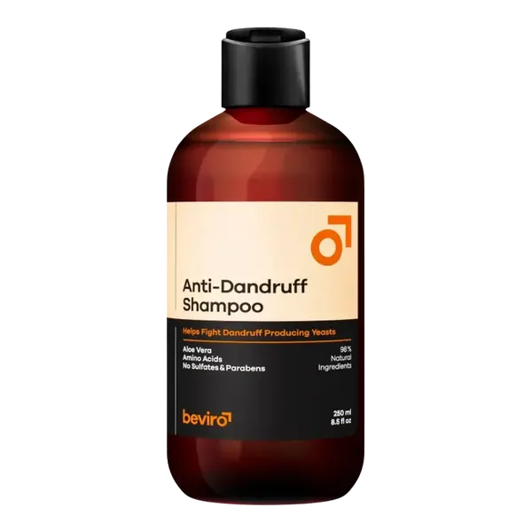BEVIRO Prírodný šampón proti lupinám 250 ml