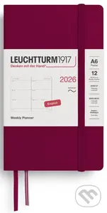 Weekly Planner 2026 Pocket (A6) Port Red