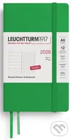 Weekly Planner & Notebook 2026 Pocket (A6) Spring Leaf