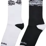 Major City 040 2-Pack Socks Black/White