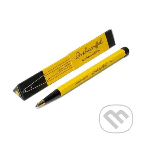 Drehgriffel Nr. 1 Lemon/Black Bauhaus Edition Ballpoint pen (Royal Blue ink)
