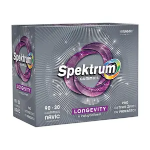 Walmark Spektrum Gummies Longevity s rakytníkem 90+30 tablet zdarma