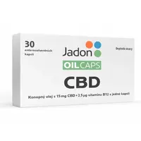 Jadon Oil Caps konopný olej 15mg CBD + Vitamin B12 30 kapsli