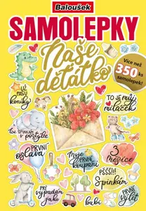 Samolepkový sešit Naše děťátko