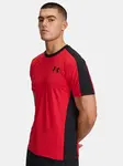 Men's T-shirt Under Armour UA HG Wordmark SS-RED - Men's