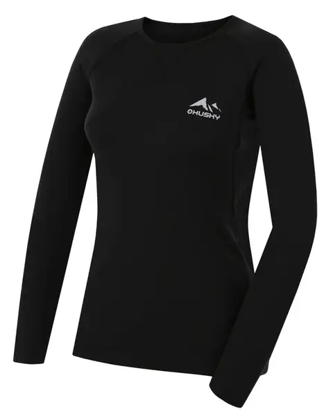 Husky Mertee L XL, black Merino termoprádlo triko