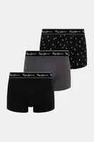 Boxerky Pepe Jeans 3-pack černá barva, PMU11192