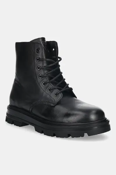 Kožené členkové topánky Guess GARDA