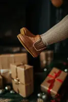 Kožené topánky pre bábätká Donsje Elfine Booties