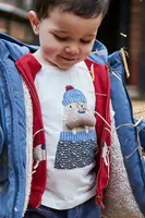 Detská bavlnená košeľa s dlhým rukávom Mayoral