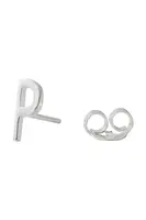 Stříbrné náušnice Design Letters