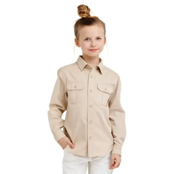 Bushman Detská košeľa Malinalco, béžová 152