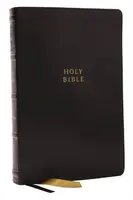 KJV Holy Bible with Apocrypha and 73,000 Center-Column Cross References, Black Leathersoft, Red Letter, Comfort Print: King James Version - Thomas Nel