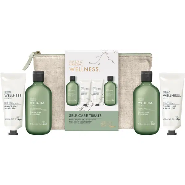 Baylis & Harding Wellness. Energise darčeková sada na telo Ginger, Lime & Basil Leaf