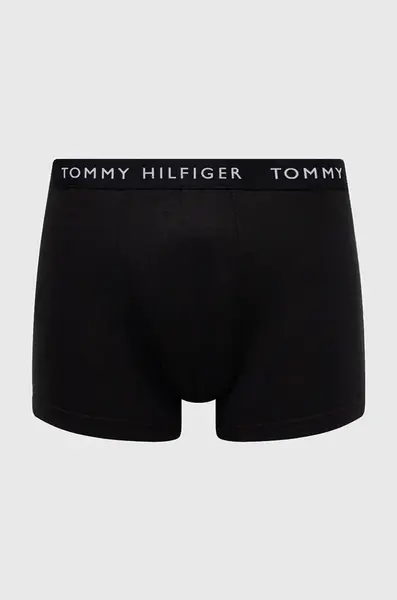 Boxerky Tommy Hilfiger (3-pack) pánské, černá barva, UM0UM02204