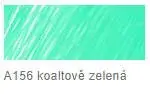 Štětečkový popisovač Faber-Castell – 156 kobaltově zelený