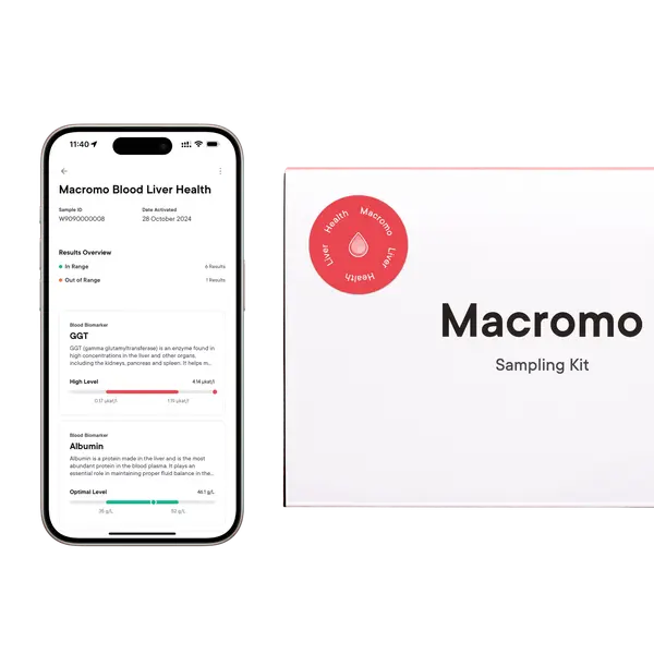 MACROMO Krevní test Zdravá játra