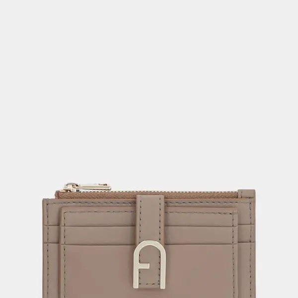 Kožená peněženka Furla dámská, hnědá barva, WP00403.BX2045.1257S