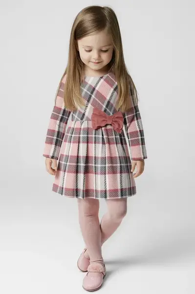 Dívčí šaty Mayoral růžová barva, mini, 4924