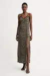 Šaty ZADIG&VOLTAIRE zelená barva, maxi, WWDR02591