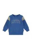 Dětská mikina Levi's LEVI'S SPORTY CREW modrá barva, s potiskem, 6EN726