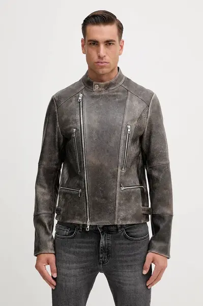 Kožená bunda Michael Kors