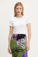 Tričko Desigual AMBER dámské, bílá barva, 25WWTK07