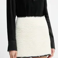 Sukně Ermanno Firenze béžová barva, mini, 57TO001E99