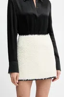 Sukně Ermanno Scervino béžová barva, mini, 57TO001E99