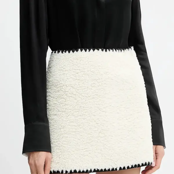 Sukně Ermanno Scervino béžová barva, mini, 57TO001E99