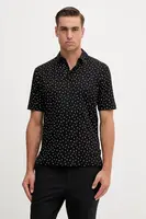 Bavlněné polo tričko Armani Exchange pánské, černá barva, XM000735 AF10356