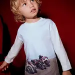 Dětské bavlněné tričko s dlouhým rukávem Mayoral