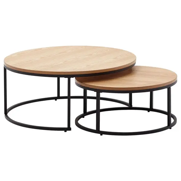 MID.YOU SADA ODKLÁDACÍCH STOLKŮ, hnědá