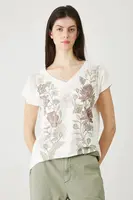 Bavlněné tričko Medicine dámské, béžová barva